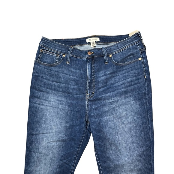 NWT MADEWELL Curvy High Rise Skinny Crop Jeans Size 33 Tall - Picture 3 of 10